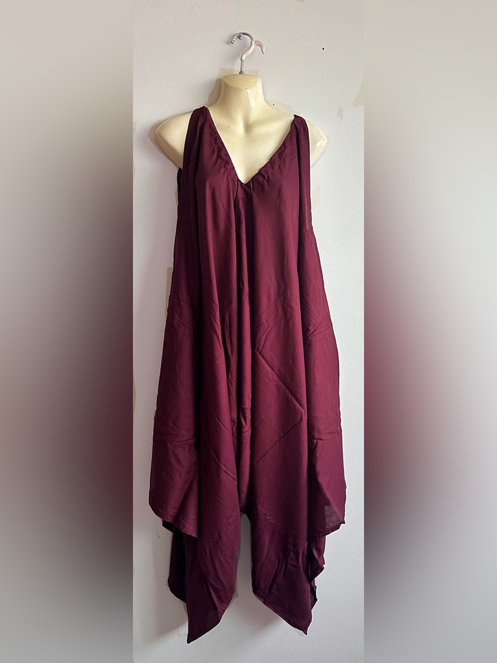 Wine Burgundy Jumpsuit